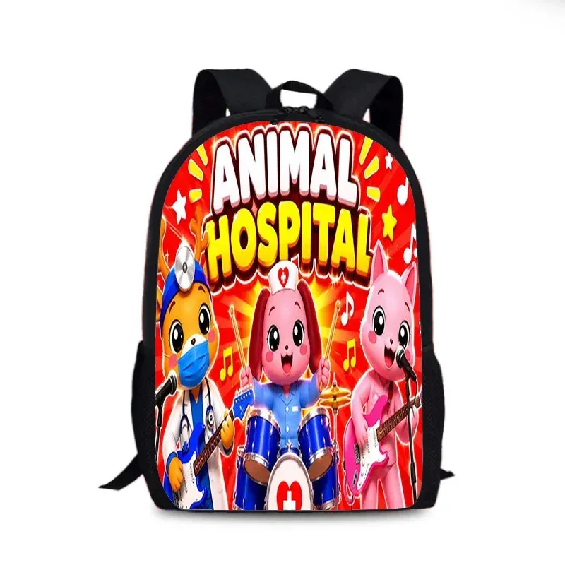 sac à dos d'hôpital vétérinaire pour enfants garçons filles, grande capacité, léger et imperméable pour les élèves du primaire et du collège 
