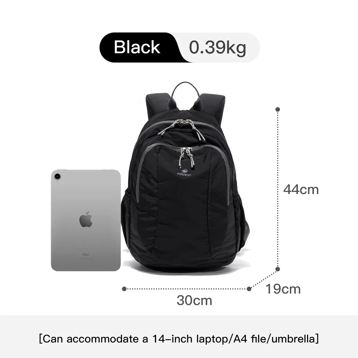 sac à dos polyvalent fouvor pour femme 2026, léger, imperméable, grande capacité, idéal cabine d'avion, color-block 3068-01