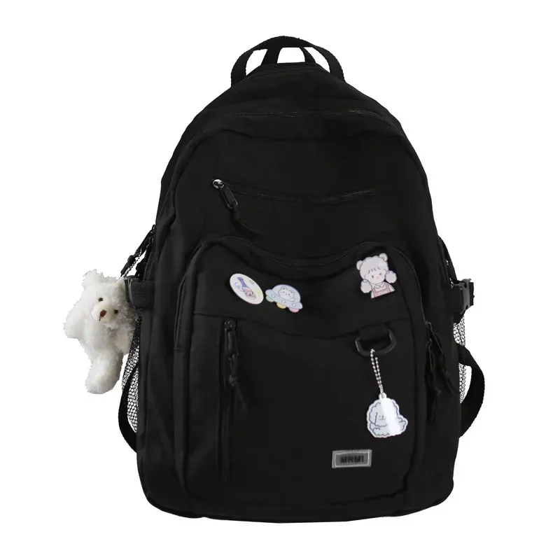 nouveau grand sac à dos tendance pour étudiantes, sac d'école fille grande capacité, sac à dos femme mignon pour loisirs et voyage, mochila