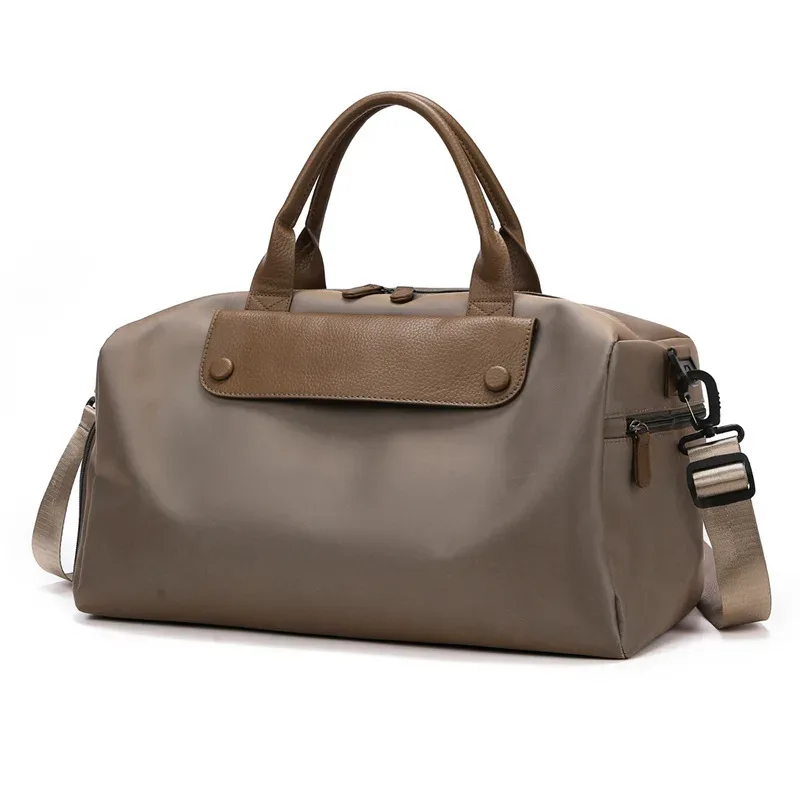 sac de voyage en toile grande capacité personnalisable avec nom, sac de rangement pour voyage d'affaires, sac bandoulière personnalisé, sac fourre-tout pour bagages