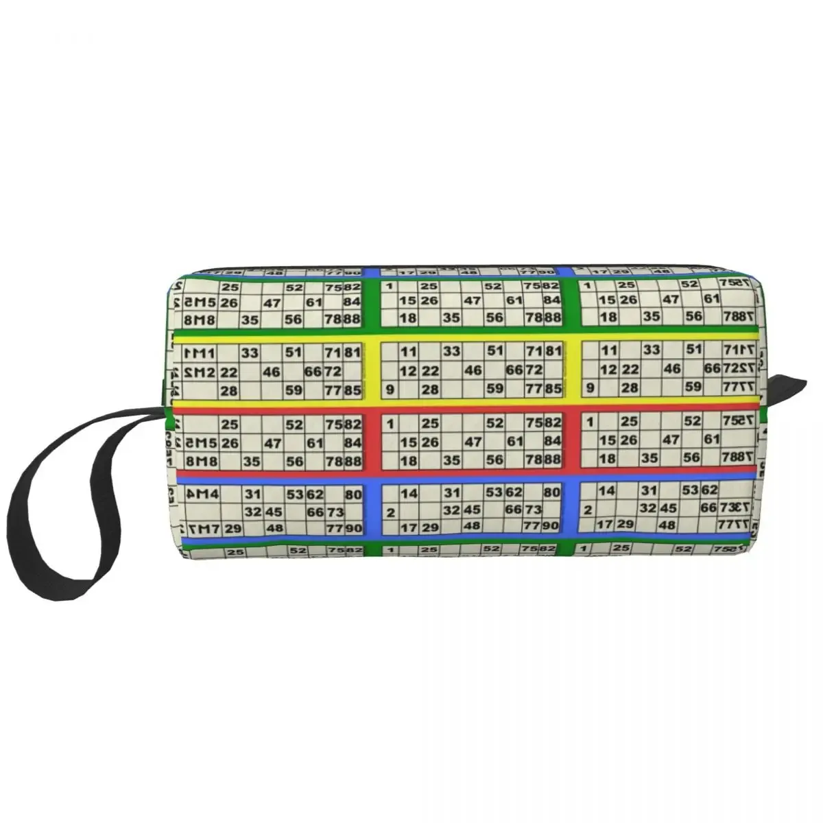 trousse de toilette personnalisée, trousse de voyage, bingo iktoilette, papier kawaii, jeu de maquillage, cosmétique, boîte de rangement de miles pour femme