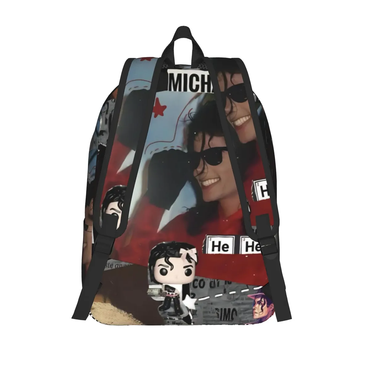 sac à dos michael jacksons musical movie 2026 pour hommes et femmes, sac à dos léger en toile pour ordinateur portable, idéal pour le lycée et les affaires