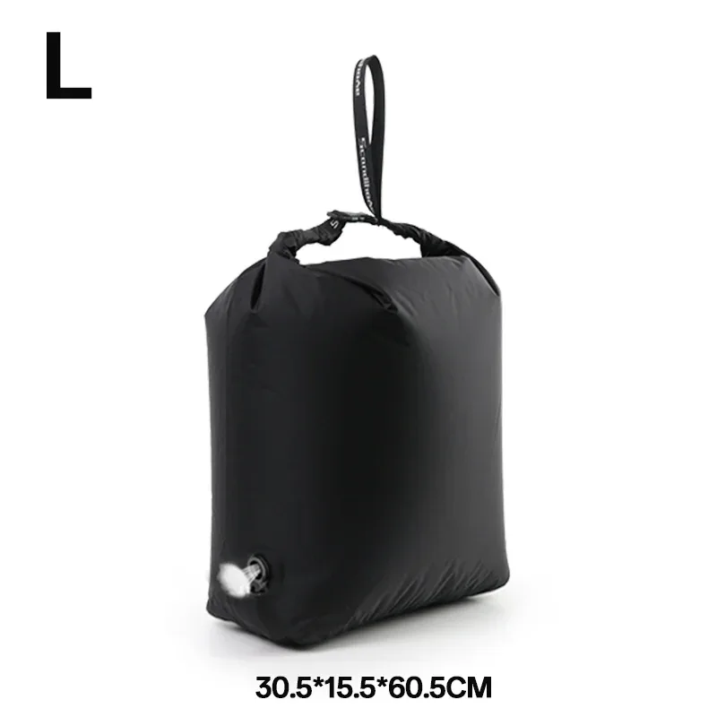 sac de compression sous vide pour bagages, sac de rangement sous vide réutilisable sans pompe, gain de place à 70%, sac d'emballage scellé pour vêtements de voyage étanche
