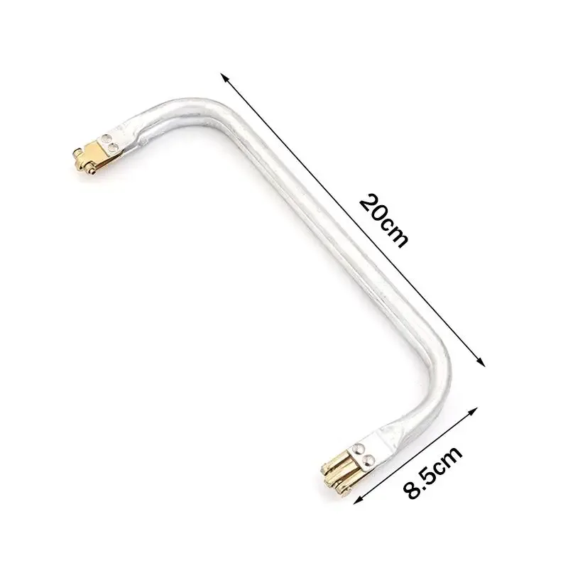 cadre de sac à main en métal diy avec poignée et fermoir pour la couture, l'artisanat et les accessoires de tailleur - pièces de rechange pour sacs à main et sacs
