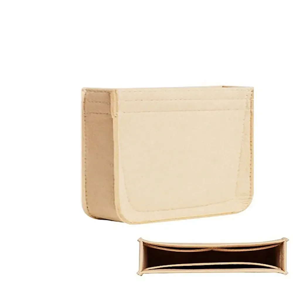 nouveau sac à main en feutre durable, sac d'insertion multi-poches, sac de rangement portable, organisateur, sac intérieur de voyage pour evelyne 16/29/33