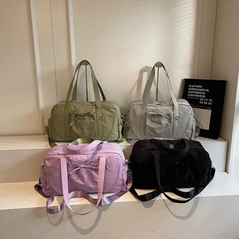 nouveau sac de voyage grande capacité épaule portable sac à bagages sac de rangement de voyage sacs d'embarquement sport fitness sacs pour femmes сумка