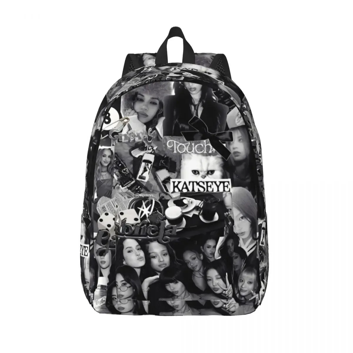 Katseye sac à dos pour hommes femmes adolescent étudiant randonnée voyage sac à dos collège sacs en toile en plein air