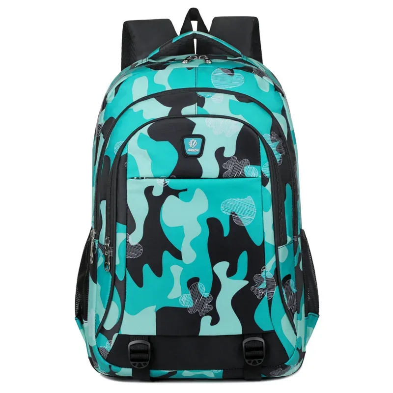 mode personnalité camouflage sac à dos décontracté grande capacité collège étudiant sac mode voyage déplacements stockage