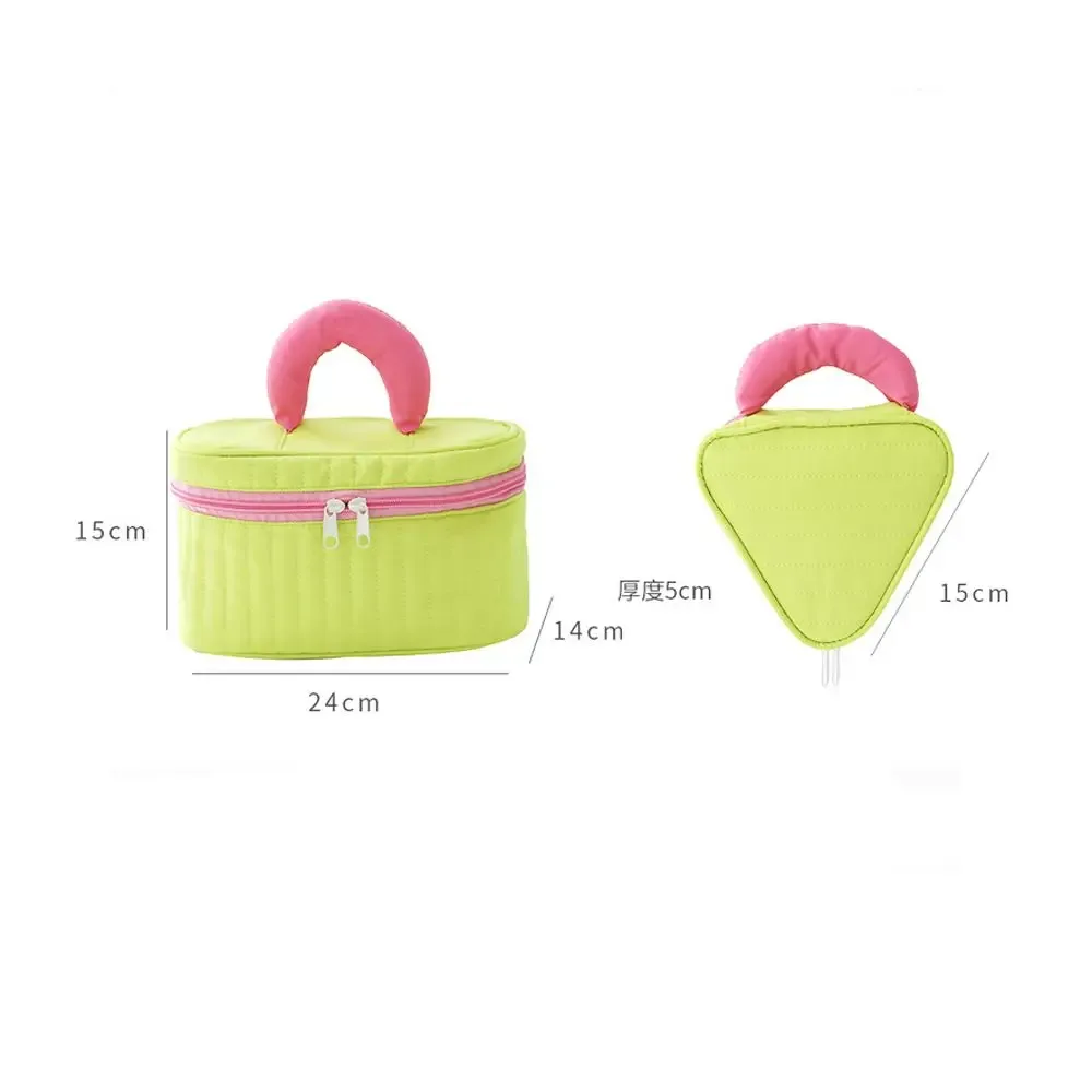 sac à cosmétiques multifonctionnel pour femmes, carré, triangulaire, simple, à la mode, trousse de toilette de voyage, sac de rangement, trousse de maquillage