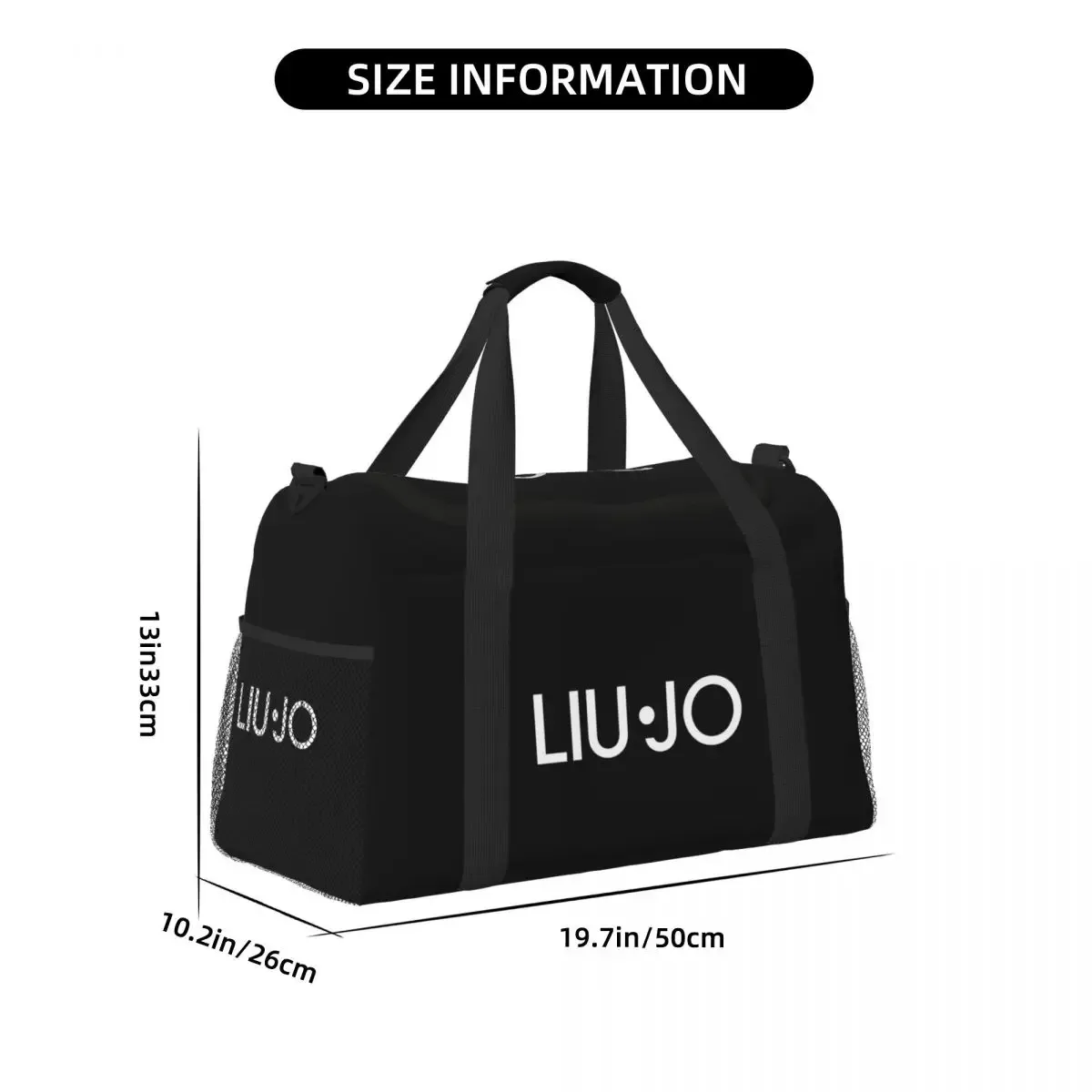 sac de voyage portable liu-jo, sac de sport et de fitness de grande capacité, sac de voyage à bandoulière