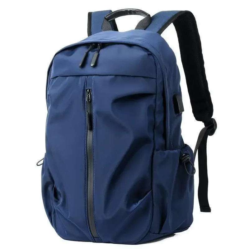 sac à dos pour ordinateur portable gris résistant à l'eau, grande capacité, bretelles rembourrées, pour l'école, le travail, les voyages et la randonnée