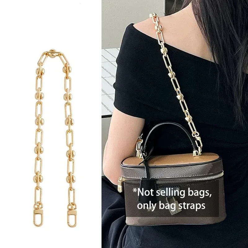 chaîne de sac en bronze, transformation, sangle d'épaule, chaîne croisée, sac à dos de remplacement, sangle de sac en métal, accessoires de sac à main