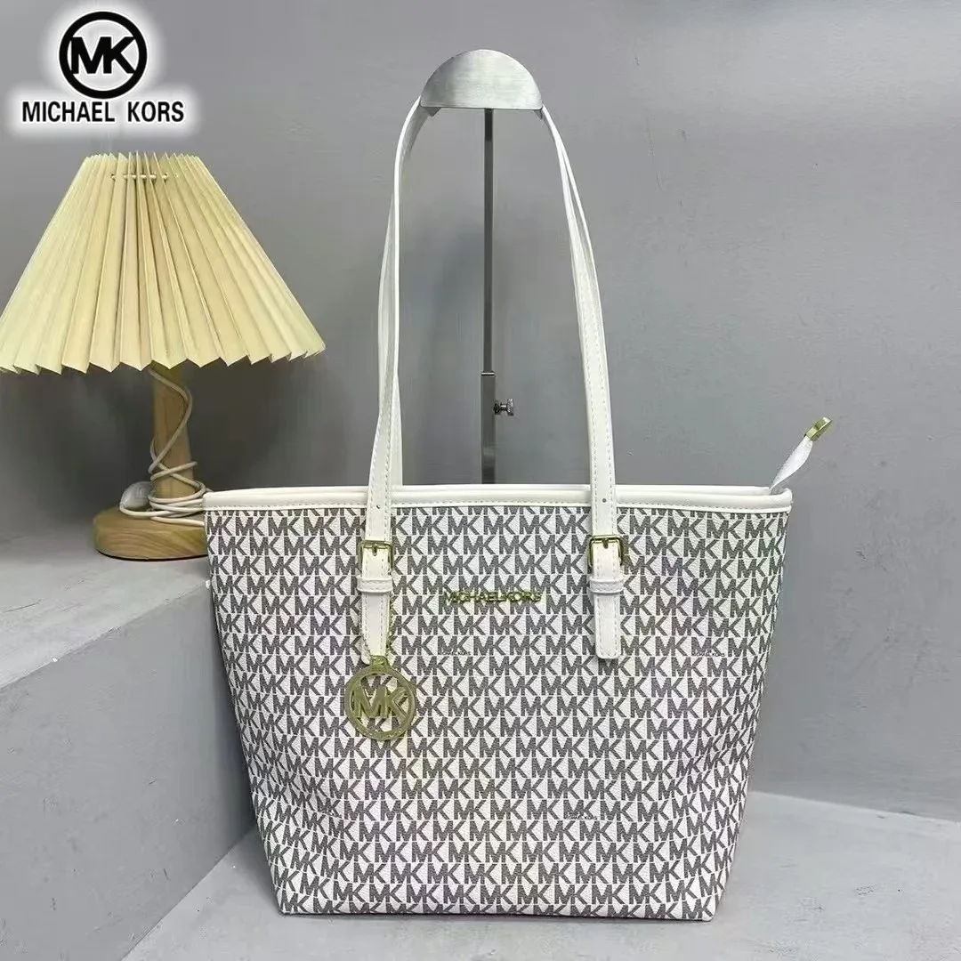 sac à bandoulière et à main michael kors pour femmes, grande capacité, sac fourre-tout classique de luxe léger, sac de voyage à fermeture éclair tendance