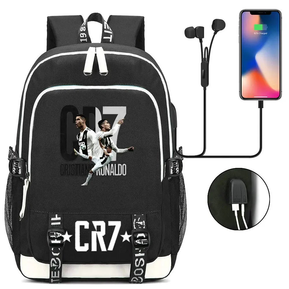 sac à dos camouflage cr7, sac d'école pour adolescents, filles, garçons, femmes, hommes, étudiants du secondaire, grand sac pour ordinateur portable, mochilas