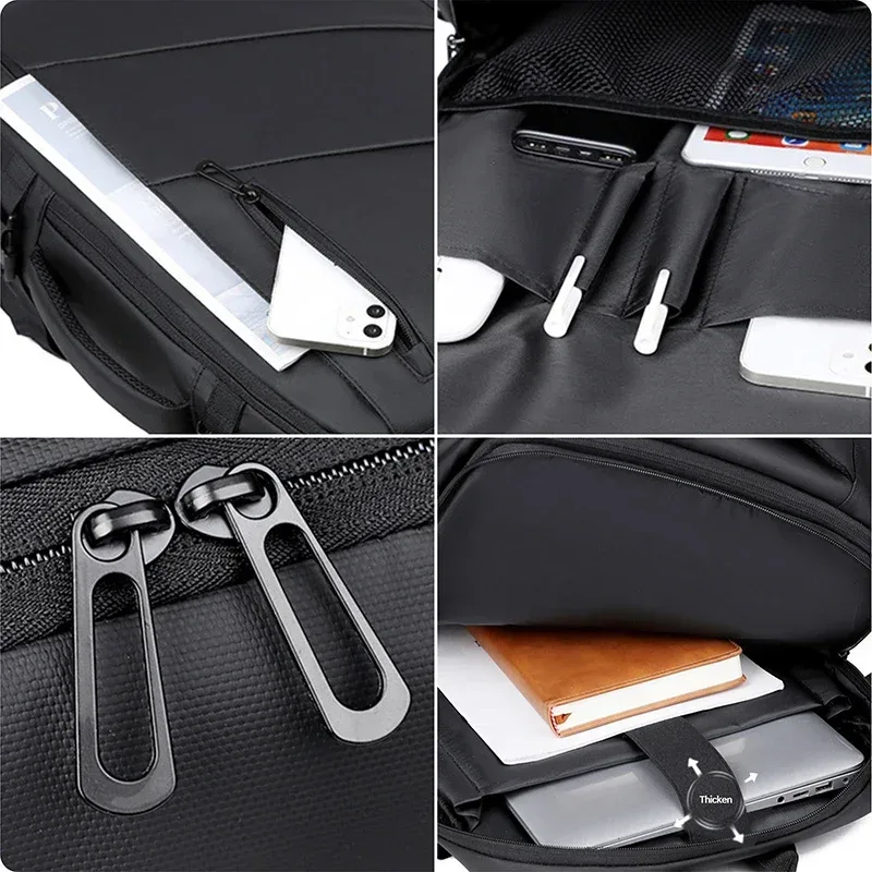 sac à dos militaire suisse pour ordinateur portable, 17 pouces, multi-poches, extensible, étanche, usb, pour l'école, voyage d'affaires