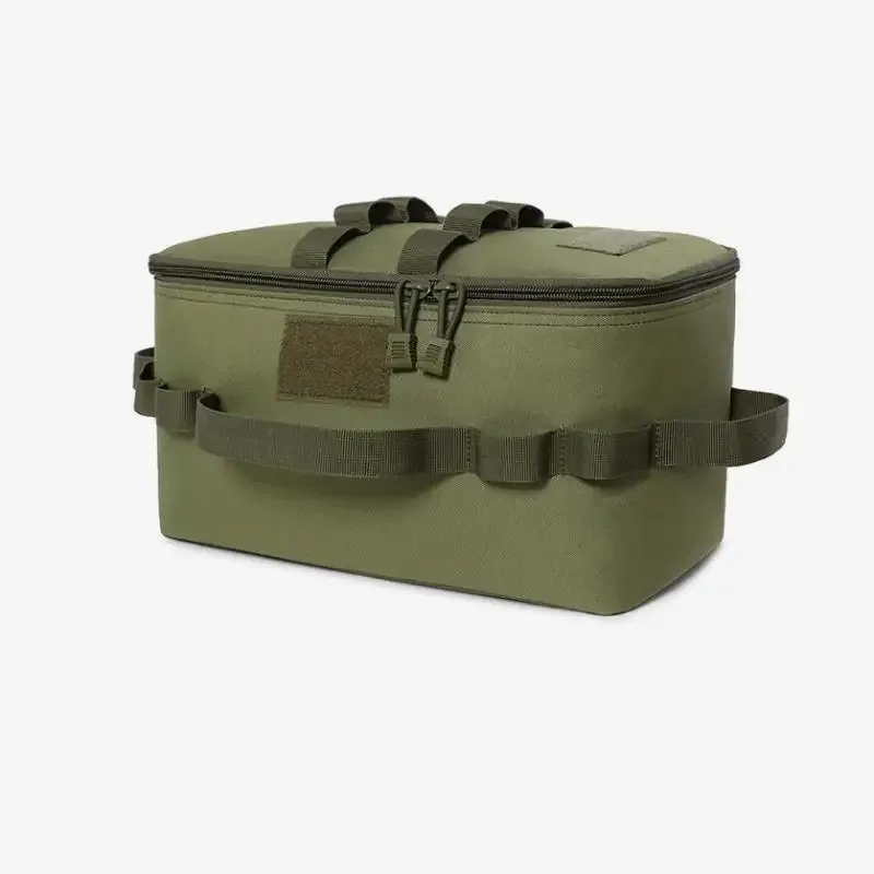 sac de rangement de grande capacité pour le camping en plein air - sac à outils pour clous de sol avec kit d'ustensiles de cuisine de pique-nique et organisateur de cartouches de gaz