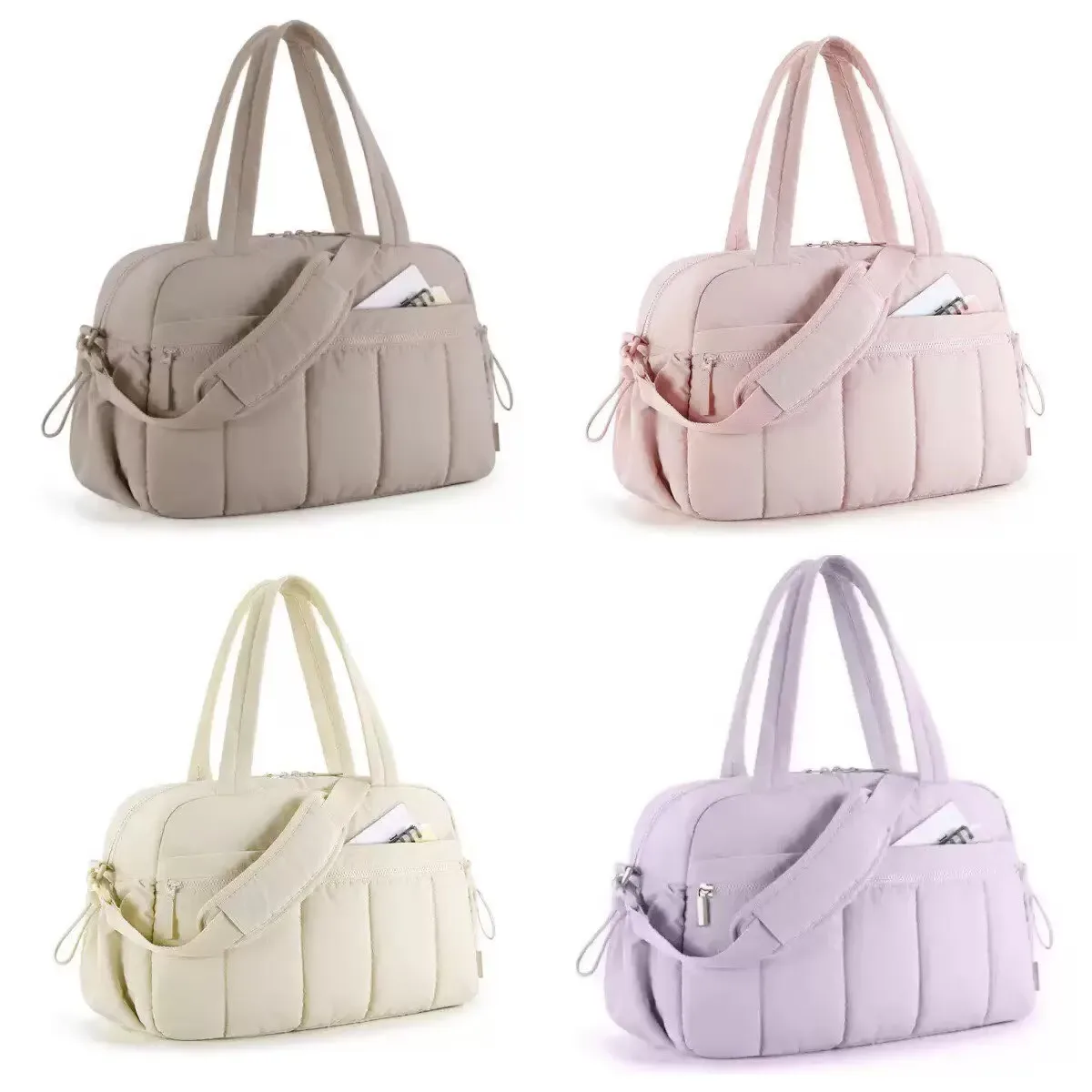 sac de voyage pour femme de grande capacité, sac de sport élégant pour le yoga, design haut de gamme pour les voyages de week-end