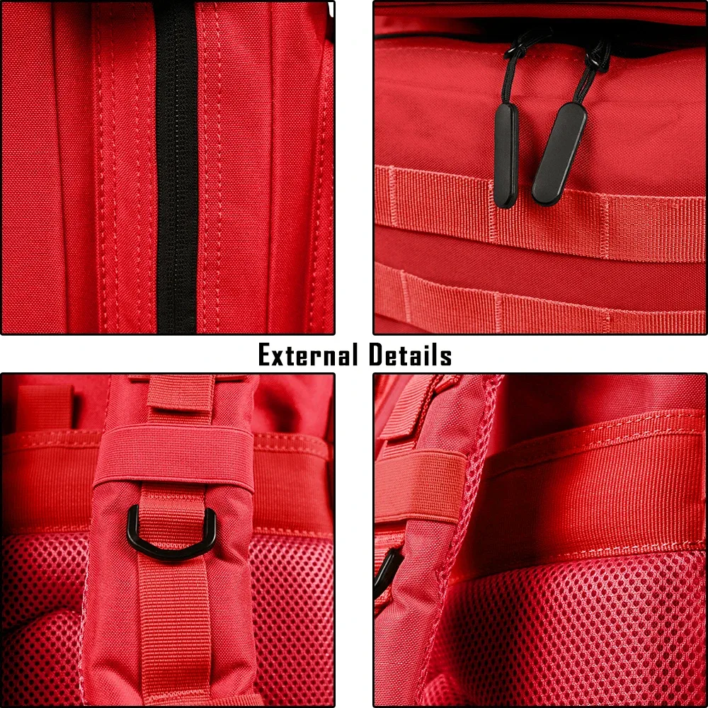 45l repas préparation gestion sac à dos gymnastique tactique étanche isolé déjeuner refroidisseur sac randonnée camping voyage sac à dos