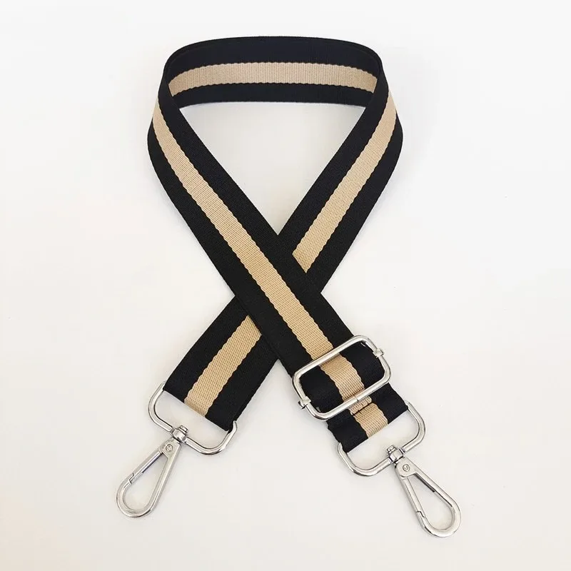 nouveau sac à bandoulière accessoires coloré polyvalent simple épaule portée oblique sac large étendu sangle rayée réglable