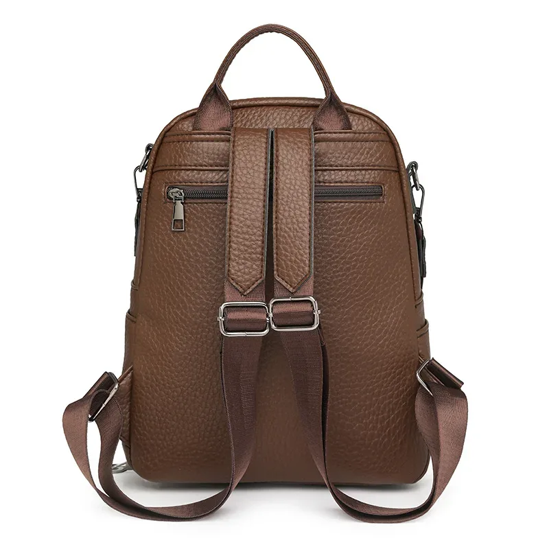 nouveauté vente chaude sac à dos en polyuréthane sac à main pour femmes dames sacs à dos de mode, sac vintage convertible pour voyage, travail quotidien