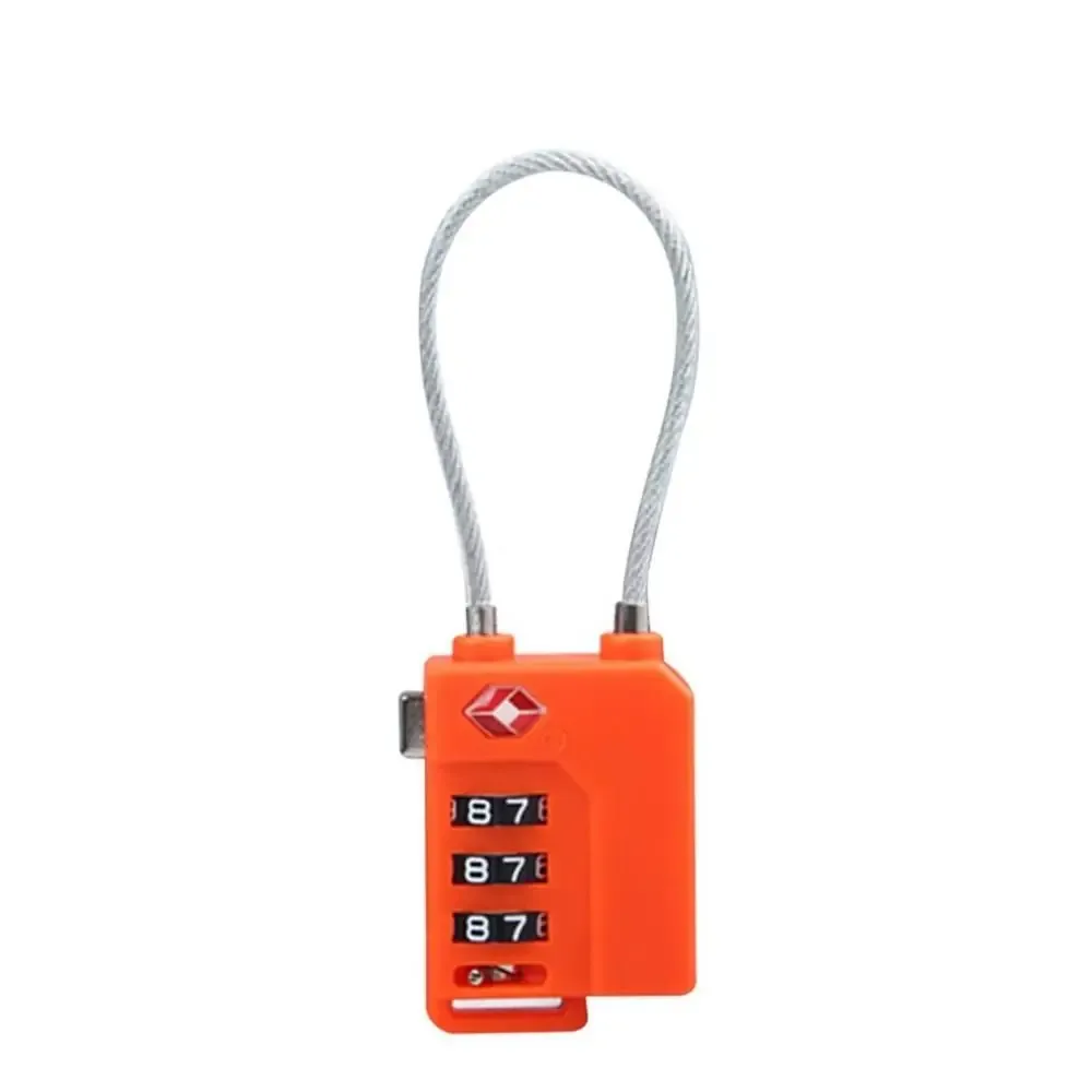 cadenas à code antivol avec câble en acier, serrures tsa portables, serrure intelligente, valise à bagages de voyage, peintures, mot de passe