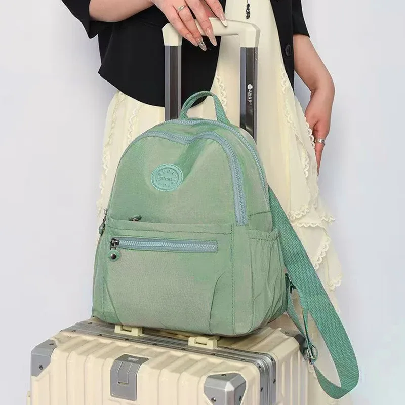 sac à bandoulière double, tissu oxford à la mode, sac pour hommes et femmes, tissu en nylon, sac à dos de shopping décontracté