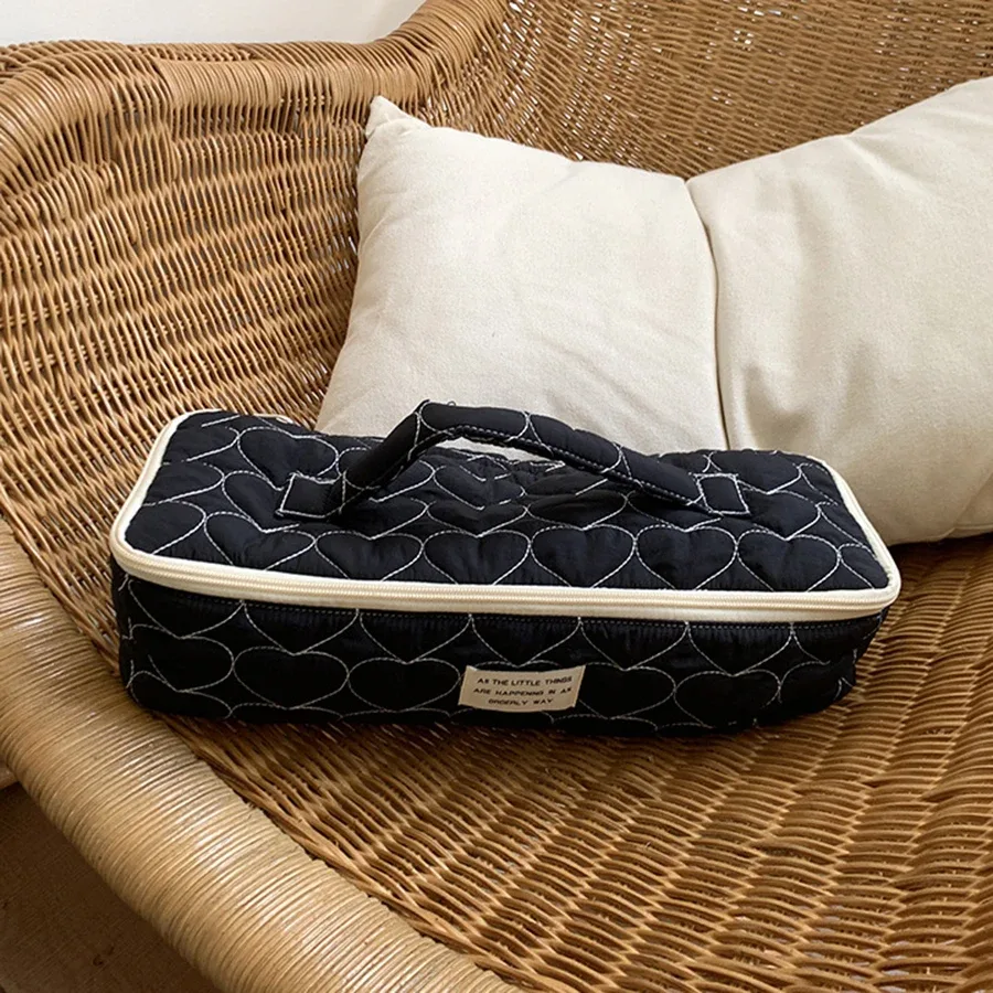 sac de rangement pour sèche-cheveux de grande capacité, sac à cosmétiques portable, trousse de maquillage pour femmes, trousse de toilette, organisateur de voyage