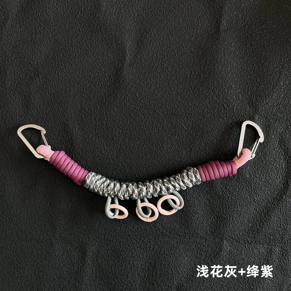 accessoires de sangle de sac multifonction en paracorde tressée à la main pour modification tactique extérieure diy, corde de suspension pour sac à dos