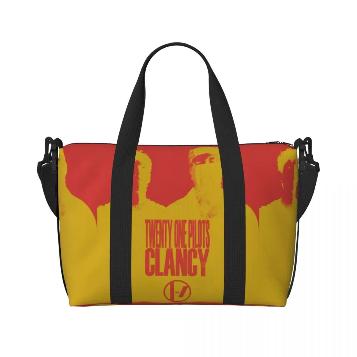 sac fourre-tout personnalisé t-twentys one p-pilots de marque classique pour femmes, sacs de voyage de grande capacité pour salle de sport et plage
