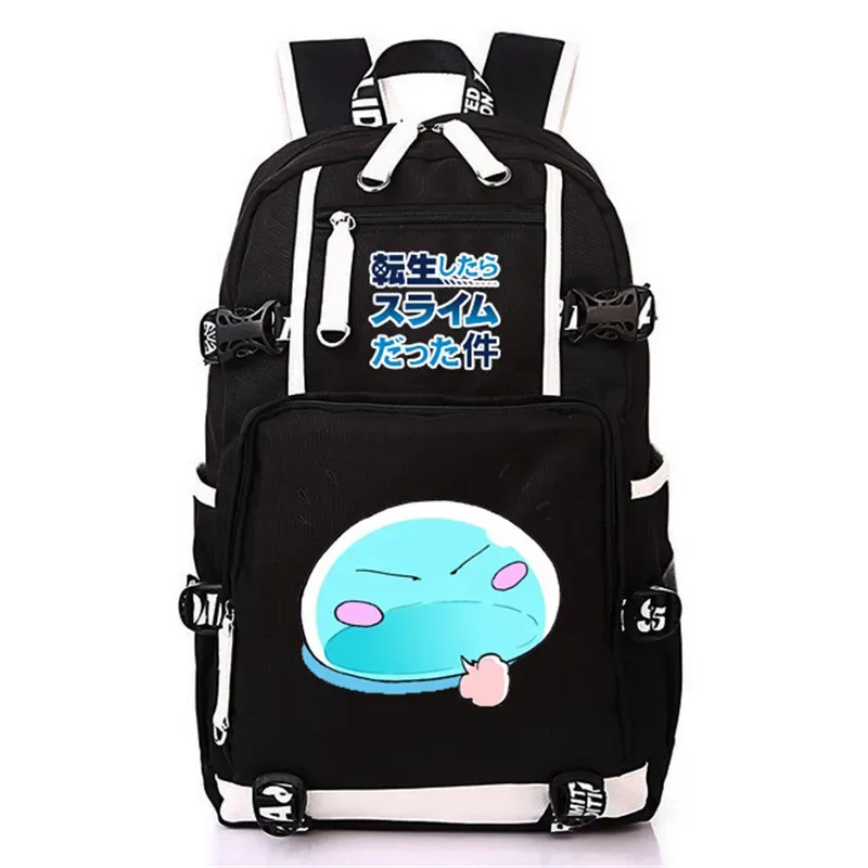 sac à dos d'école kawaii de l'anime that time i got reincarnated as a slime pour adolescentes et adolescents, sac à dos léger en oxford pour ordinateur portable