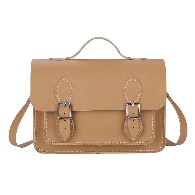 kit de fabrication de sacs à main, sacoche cambridge, sac à bandoulière cousu à la main, matériau en cuir pu, ensemble fait maison