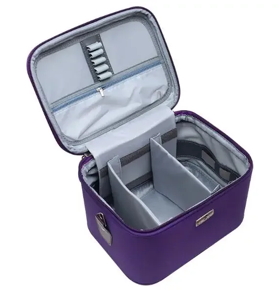 trousse de maquillage pour femmes, trousse de toilette cosmétique, valise de rangement pour maquillage