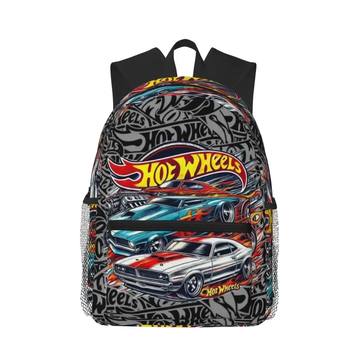sac à dos hot wheels race pour étudiants, sac d'école, sac à dos de randonnée, sac de voyage pour hommes et femmes, sac à bandoulière