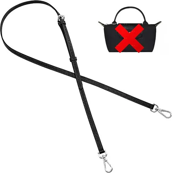 sangle de sac à bandoulière de remplacement en cuir pour mini sac longchamp, sangle d'épaule sans poinçonnage, accessoires de sac de modification