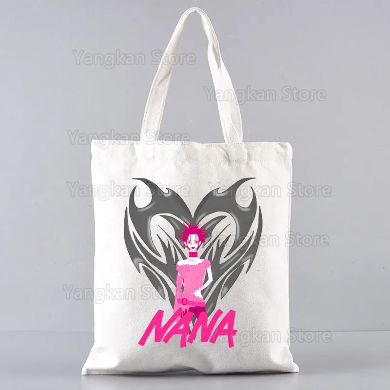 nana anime toile fourre-tout sacs pour dames sacs à main kawaii mignon bolsa portable shopping sac à bandoulière