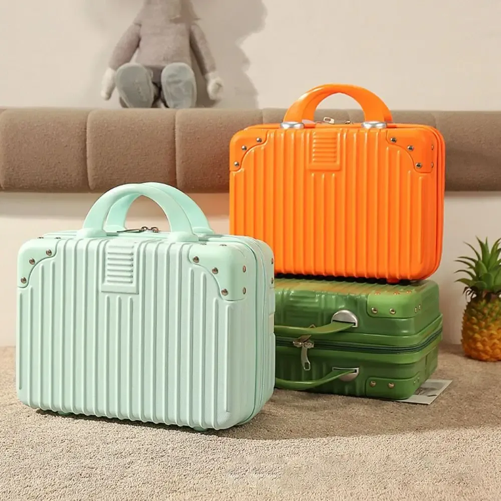 valise de voyage 14 pouces, mini trousse de toilette, bagage cabine pour femme - ventes flash
