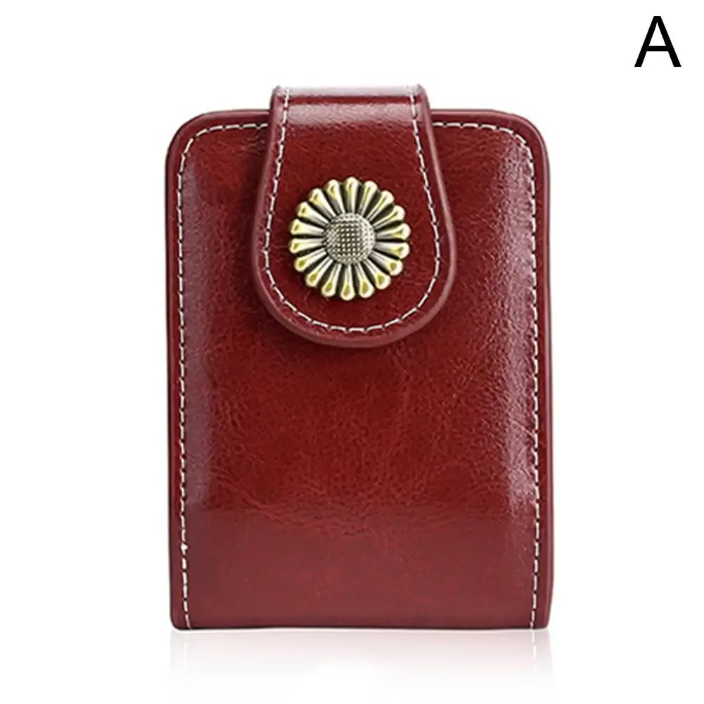 mini sac à rouge à lèvres portable avec miroir, petit sac à cosmétiques avec bouton, mallette de rangement de maquillage pour femmes