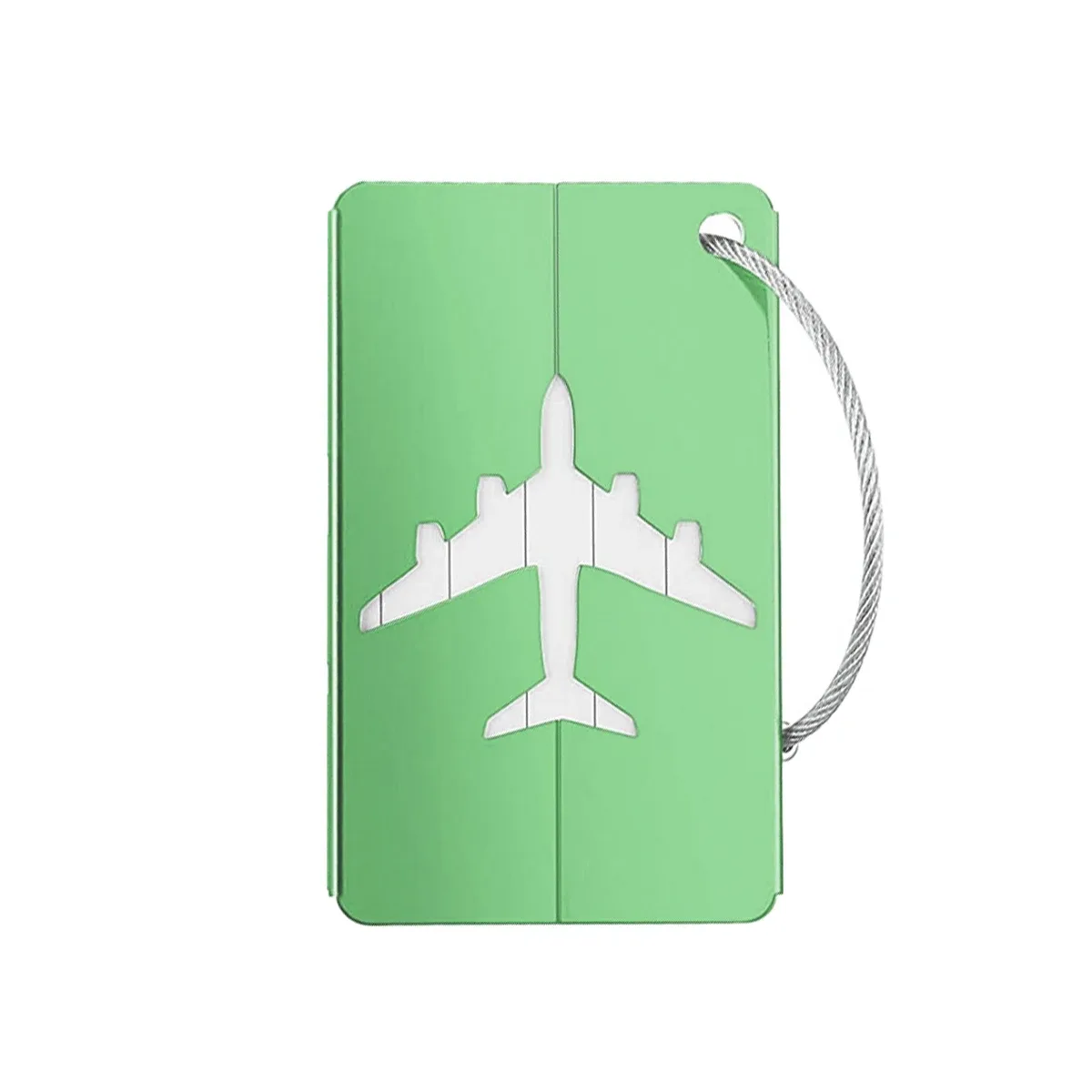 étiquettes de bagage de voyage en alliage d'aluminium, étiquettes de contrôle d'avion d'identification rapide des bagages, étiquettes élégantes réutilisables. a-zmt