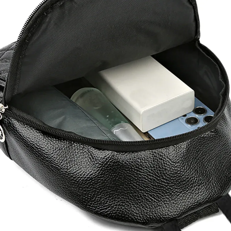 sacs à double bandoulière pour hommes et femmes – nouveaux petits sacs à dos au design coréen – sacs tendance – sacs à dos polyvalents en cuir souple