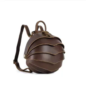 "sac à dos coccinelle vintage fait à la main – véritable cuir de vachette de qualité supérieure, sac à dos élégant et chic de rue tendance