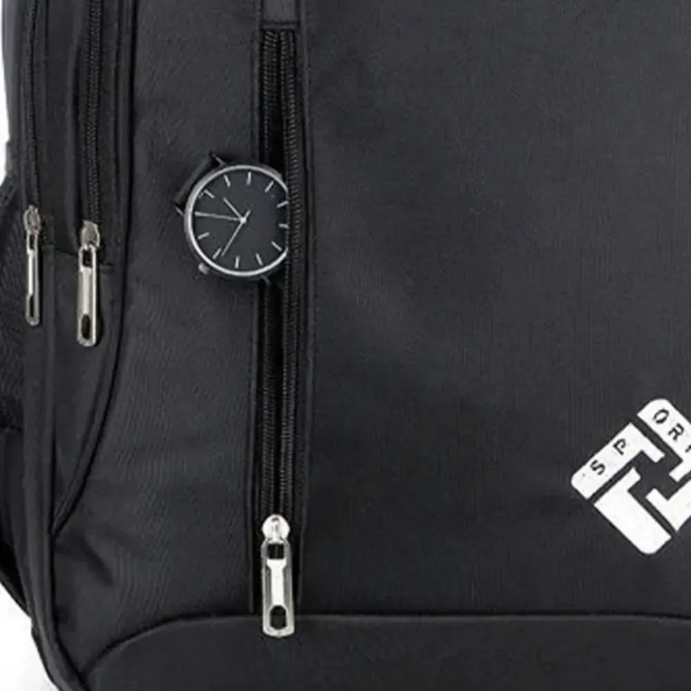 sac à dos multifonctionnel pour ordinateur portable, grande capacité, étanche, décontracté, avec port de chargement usb, résistant à l'usure
