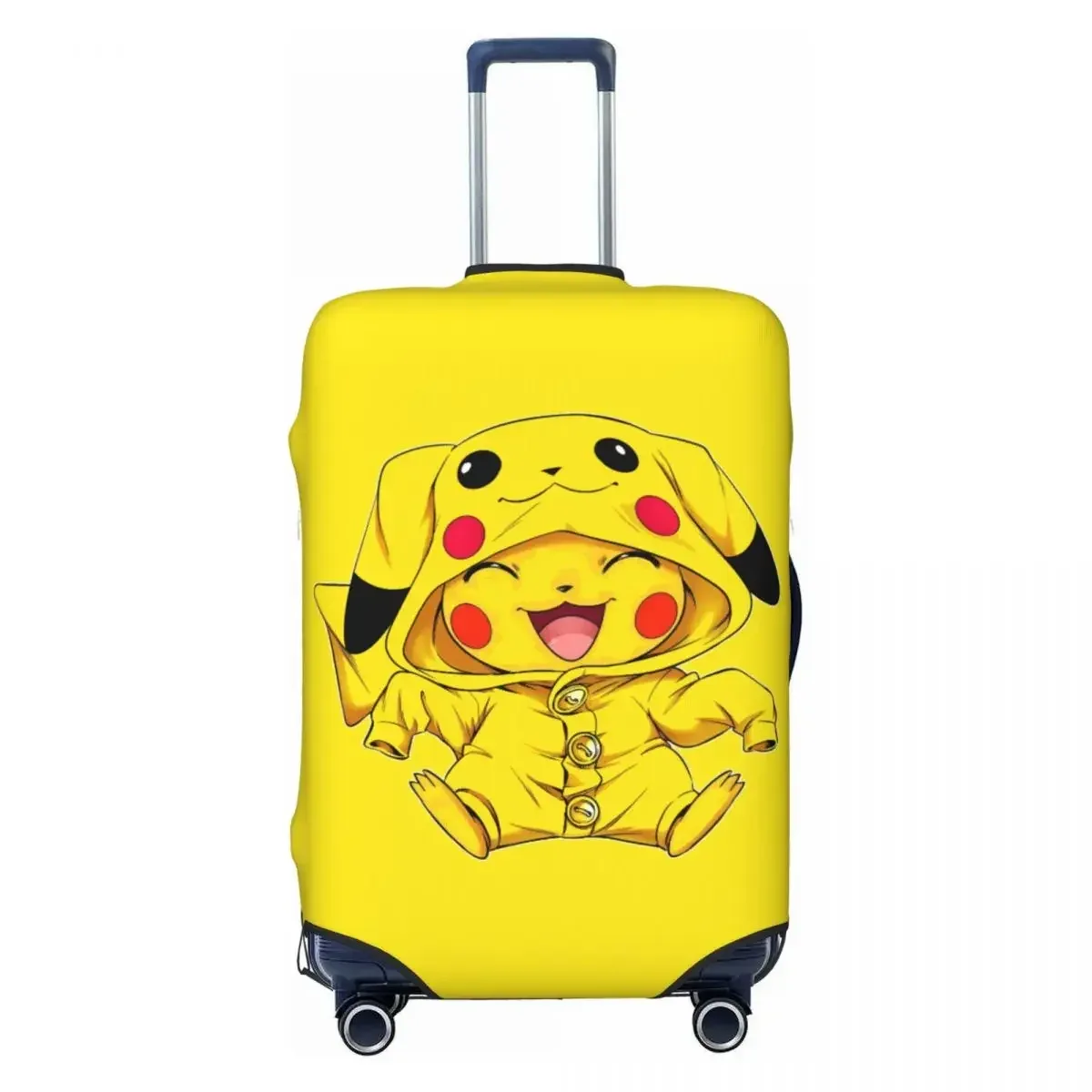 housse de valise imprimée p-pikachizer, en matériau extensible, 18-32 pouces, anti-poussière, lavable, anti-ra