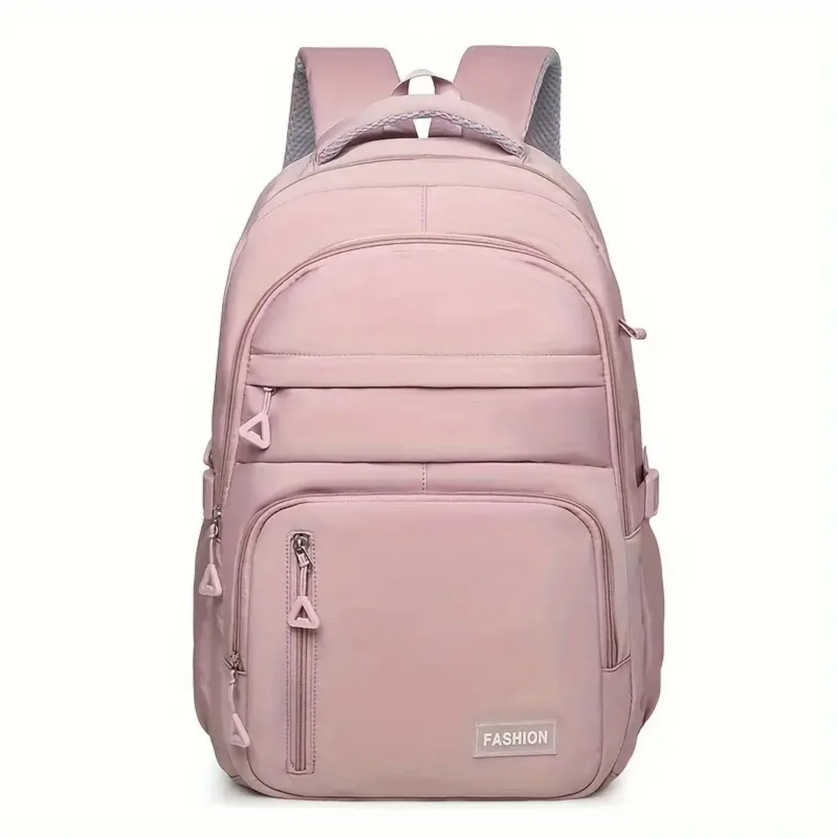 sac à dos unisexe en nylon, grande capacité, sangle réglable, fermeture éclair, léger, lavable, pour les voyages, les déplacements, l'école