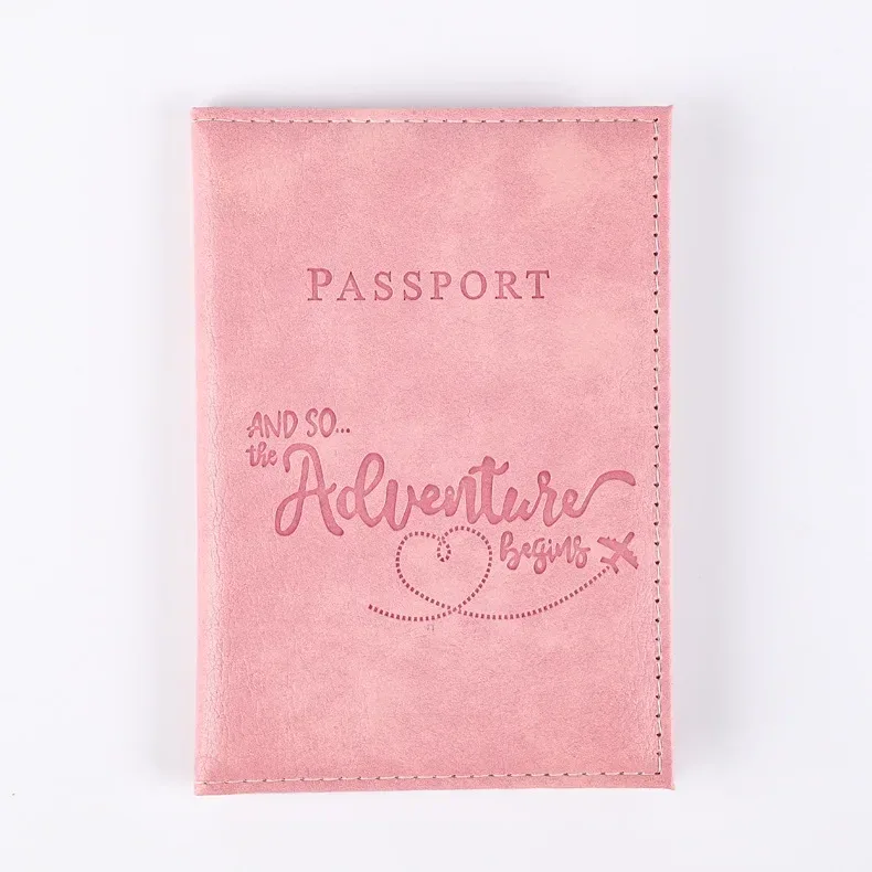 porte-passeport, couverture portefeuille, essentiels de voyage, étui à cartes en cuir pu, accessoires de voyage internationaux pour femmes/hommes