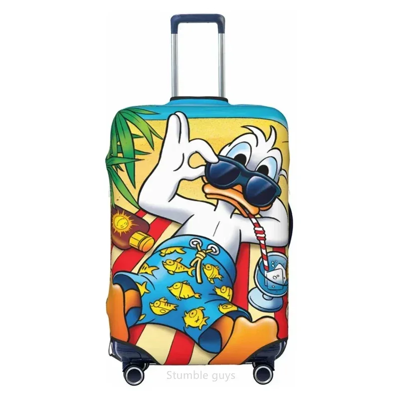 protecteur de bagages extensible et lavable, motif canard, pour valises de 18 à 32 pouces, durable, anti-rayures, anti-poussière, pour les voyages en avion et en voiture