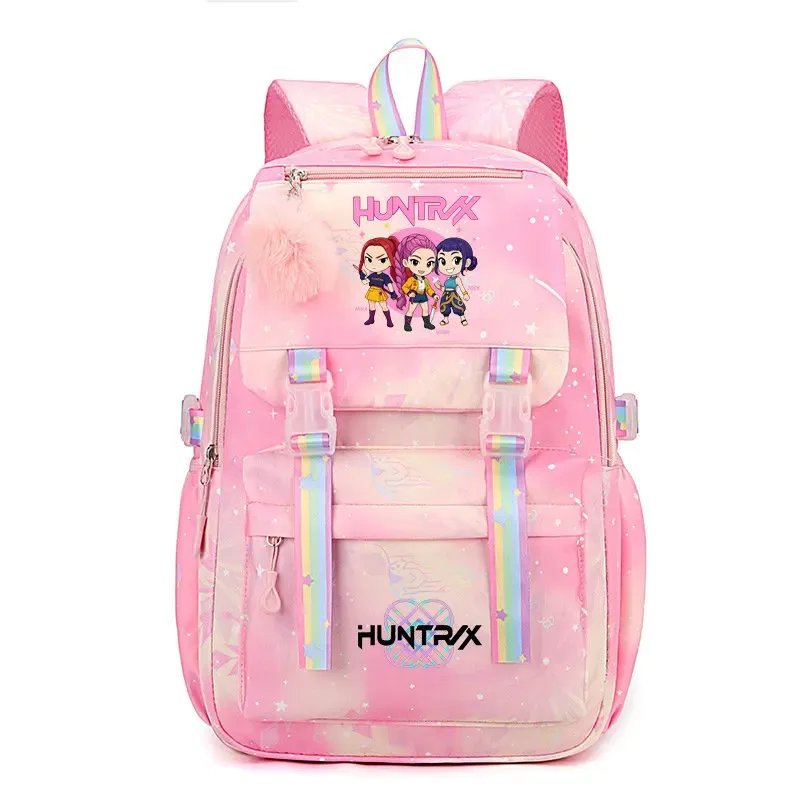 sac à dos kpop demon hunters pour étudiantes, lycéennes, collégiennes, polyvalent, adapté au quotidien et aux activités de plein air