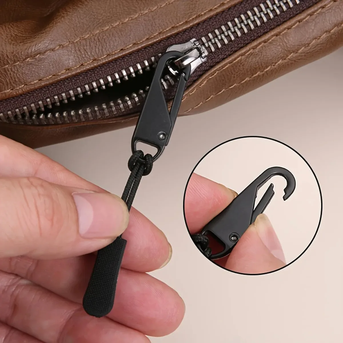 kit de remplacement de tirettes de fermeture éclair détachables, curseur métallique universel pour veste, sac, bottes, sac à dos, bagages – ensemble de réparation sans outil