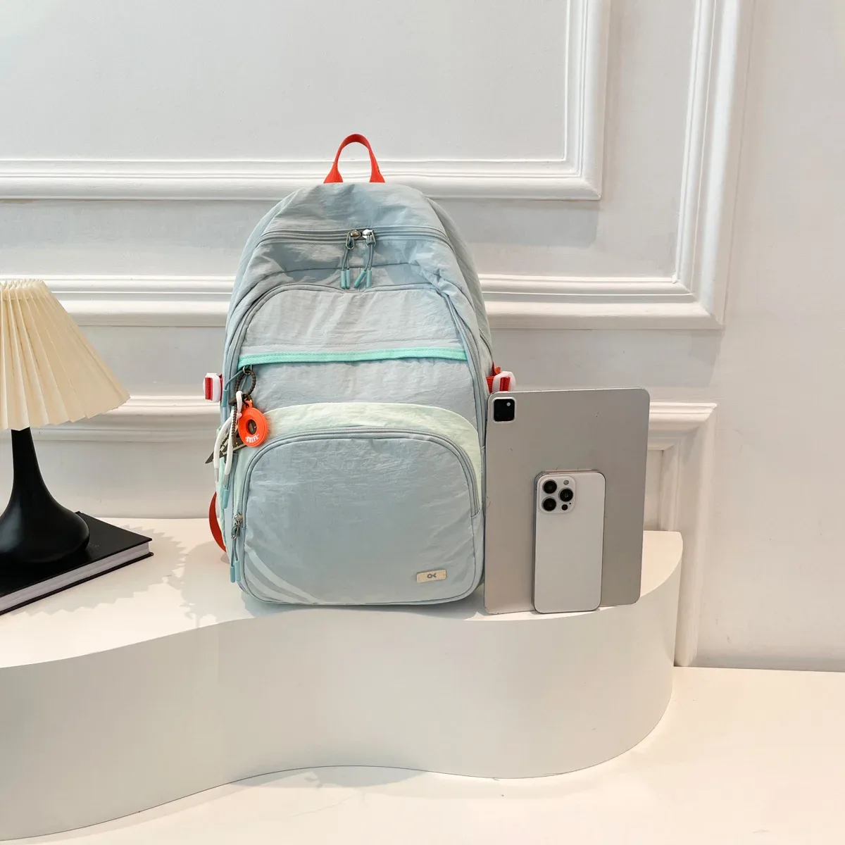 sac à dos de voyage léger et polyvalent de style coréen, décontracté, grande capacité, niche pour étudiants, double épaule