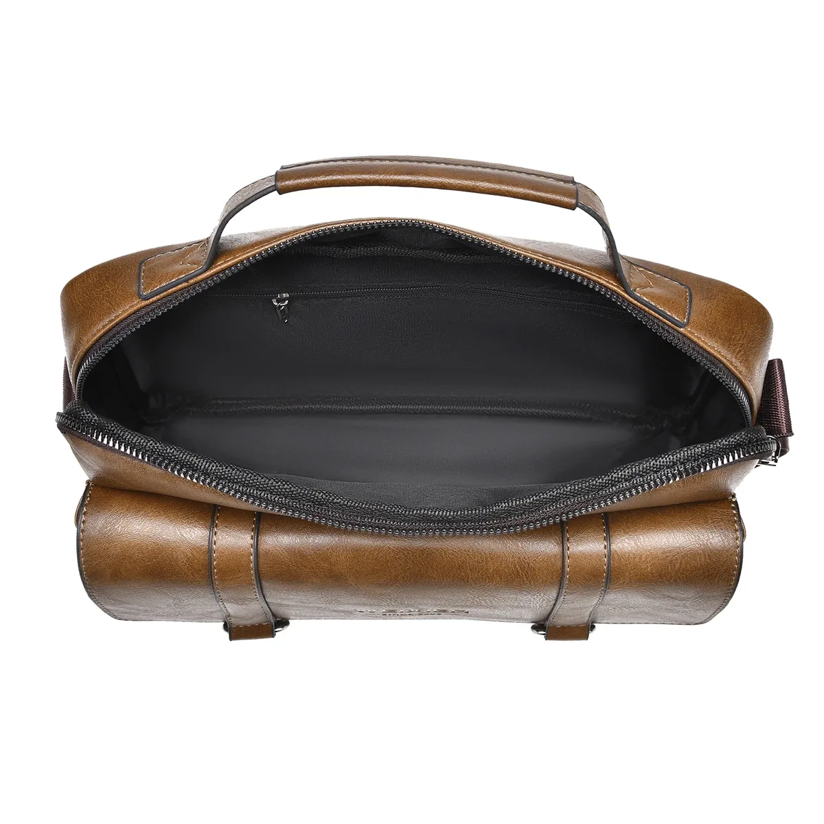 nouveau sac bandoulière pour homme en pu, imperméable, pour ordinateur portable, idéal pour les trajets professionnels, léger