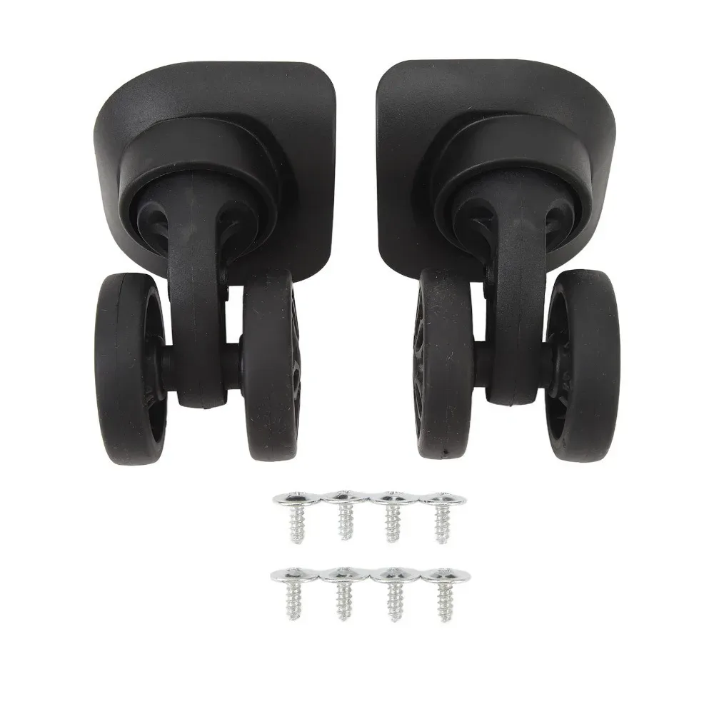 1 paire de roues de rechange abs pour bagages, légères, installation facile, roulettes universelles pour valises, roues de rechange silencieuses pour bagages